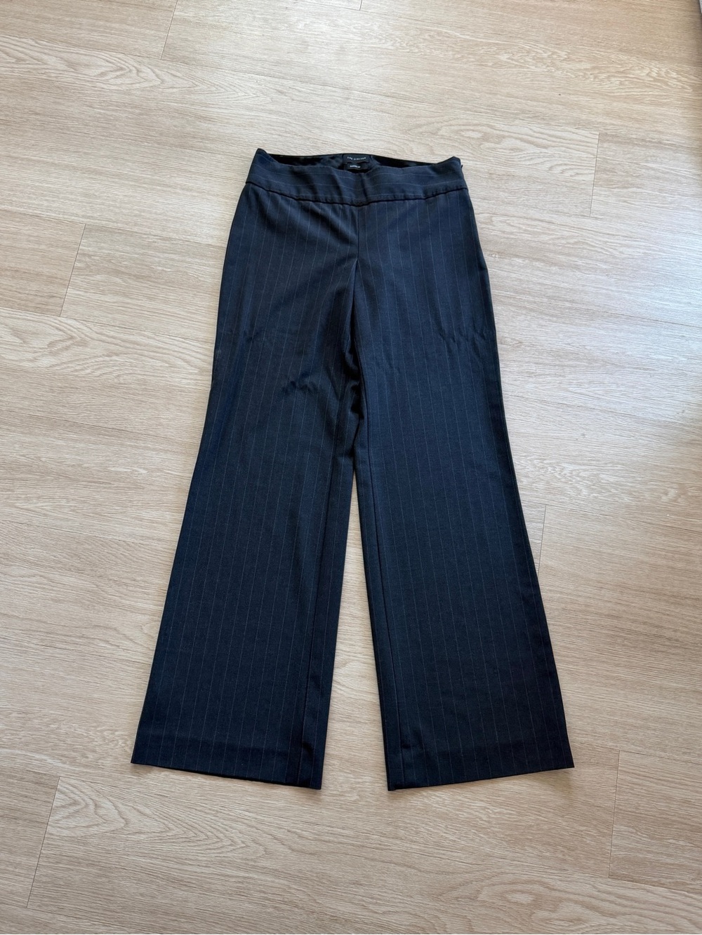 The Limited Cassidy Fit Dress Pants Woman’s size 4 Wide Leg Charcoal Wool Blend